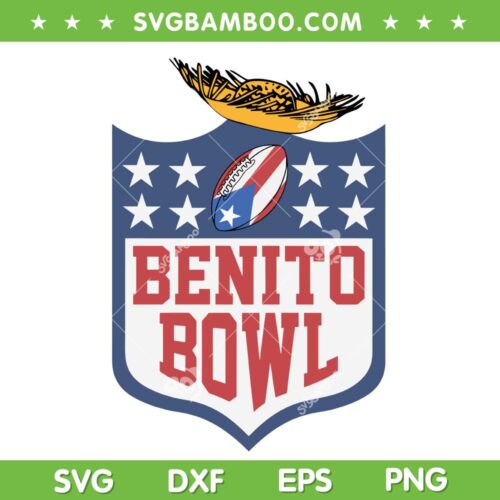 Benito Bowl 2026 SVG PNG, Bad Bunny NFL Super Bowl SVG