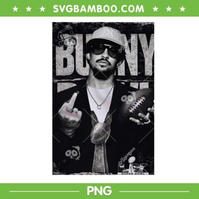 Benito Super Bowl LX PNG, Bad Bunny Middle Finger PNG Benito Super Bowl LX PNG, Bad Bunny Middle Finger PNG