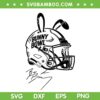 Benito Bowl Helmet SVG, Bad Bunny Super Bowl Helmet SVG PNG Benito Bowl Helmet SVG, Bad Bunny Super Bowl Helmet SVG PNG