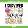 I Survived 67 33 Day of School PNG, Teacher Six Seven 100 Days of School PNG I Survived 67 33 Day of School PNG, Teacher Six Seven 100 Days of School PNG