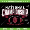 Indiana Championship 2026 SVG, Indiana Hoosiers College Football Playoff Champions SVG PNG