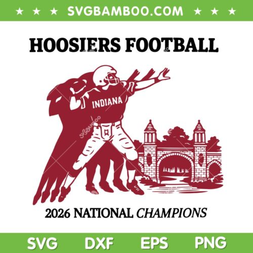 2026 Indiana National Championship SVG PNG, IU Champions SVG