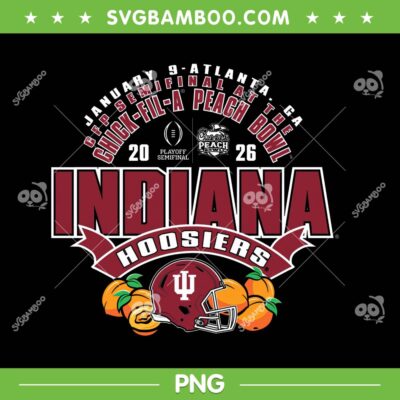 Indiana Hoosiers Peach Bowl 2026 PNG, Indiana CFP Semifinal PNG Indiana Hoosiers Peach Bowl 2026 PNG, Indiana CFP Semifinal PNG