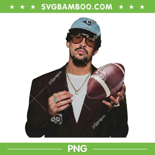 Los Angeles Rams Bad Bunny Super Bowl PNG, Rams Benito Bowl 2026 PNG