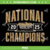 Montana State 2025 National Champions PNG, Montana Football FCS Champions PNG Montana State 2025 National Champions PNG, Montana Football FCS Champions PNG
