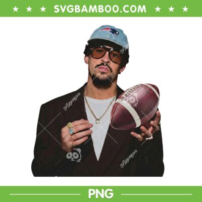Patriots Bad Bunny Super Bowl PNG, New England Patriots Benito Bowl 2026 PNG Patriots Bad Bunny Super Bowl PNG, New England Patriots Benito Bowl 2026 PNG