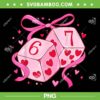 Preppy 67 Valentine PNG, Six Seven Dice 6 7 PNG Preppy 67 Valentine PNG, Six Seven Dice 6 7 PNG