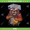 Retro Bear with Cheese Grater Hat PNG, Chicago Bears Sunglasses Sunset PNG Retro Bear with Cheese Grater Hat PNG, Chicago Bears Sunglasses Sunset PNG