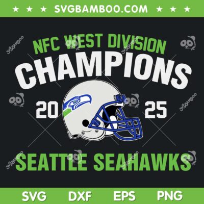 Seahawks NFC West Champions 2025 SVG, Seattle Seahawks Helmet NFC Championship SVG PNG Seahawks NFC West Champions 2025 SVG, Seattle Seahawks Helmet NFC Championship SVG PNG