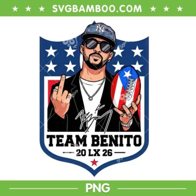 Team Benito Super Bowl LX PNG, Bad Bunny NFL Super Bowl 2026 PNG Team Benito Super Bowl LX PNG, Bad Bunny NFL Super Bowl 2026 PNG