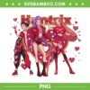 Kpop Demon Hunters Valentines 2026 PNG, Huntrix Heart Valentine's PNG