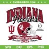 Indiana National Championship 2025 SVG, Indiana Hoosiers Helmet Champions SVG PNG
