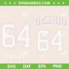 64 on Bad Bunny SVG, Bad Bunny Super Bowl 64 SVG PNG 64 on Bad Bunny SVG, Bad Bunny Super Bowl 64 SVG PNG