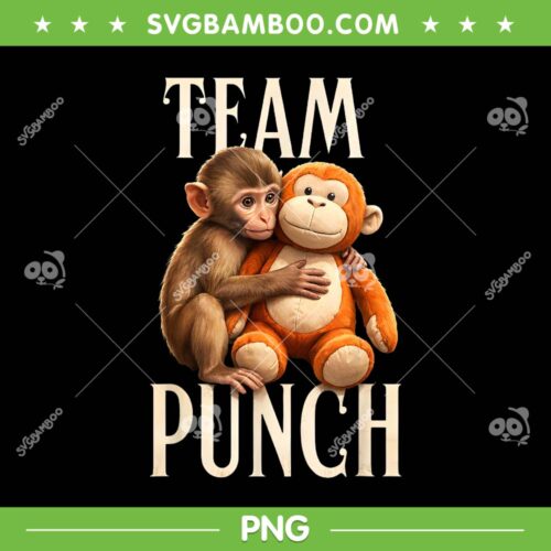 Baby Monkey Punch PNG, Team Punch PNG