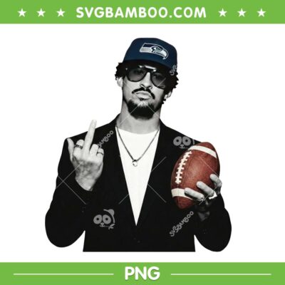 Bad Bunny Seahawks Super bowl PNG, Benito Middle Finger PNG Bad Bunny Seahawks Super bowl PNG, Benito Middle Finger PNG
