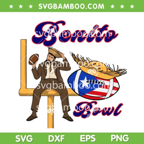 Bad Bunny Super Bowl SVG, Benito Bowl 2026 SVG PNG, Team Benito DXF SVG PNG EPS