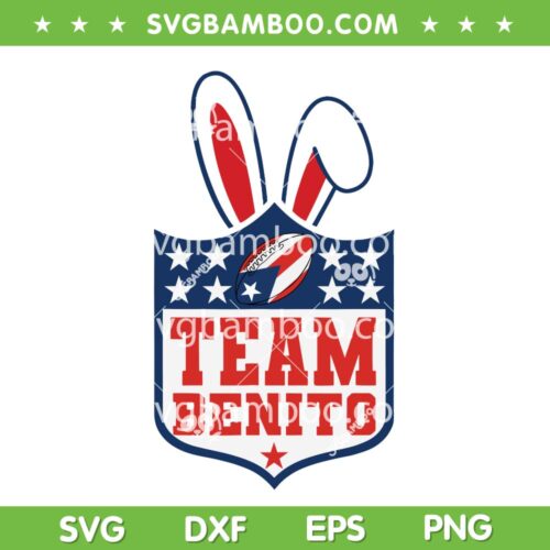 Team Benito Super bowl SVG, Team Bad Bunny 2026 SVG PNG