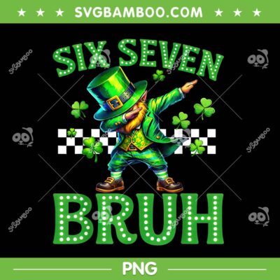 Leprechaun Dab Six Seven Bruh PNG, Retro Boys st Patricks Day 67 PNG Leprechaun Dab Six Seven Bruh PNG, Retro Boys st Patricks Day 67 PNG