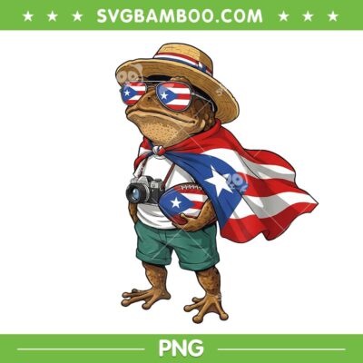 Bad Bunny Frog Puerto Rico Flag PNG, Benito Bowl Concho Frog PNG, Football Boricua Bad Bunny Frog Puerto Rico Flag PNG, Benito Bowl Concho Frog PNG, Football Boricua