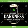 Patricks Day Hello Darkness My Old Friend PNG, Clover Leaf Beer PNG