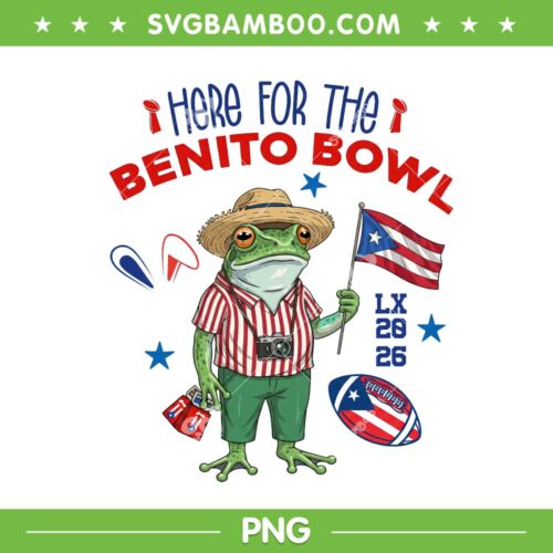 Here for the Benito Bowl PNG, Concho Frog Super Bowl PNG, Team Benito Bowl PNG
