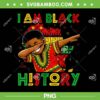 African Boys I Am Black History PNG, Dabbing Boy Black History Month PNG