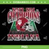 Indiana Hoosiers National Champions PNG, Indiana Football 2025 CFP National Champs PNG