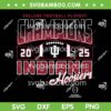 Indiana National Championship SVG, Indiana Hoosiers Football Champions 2025 SVG PNG