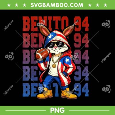Benito 94 Number PNG, Bad Bunny Super Bowl LX PNG