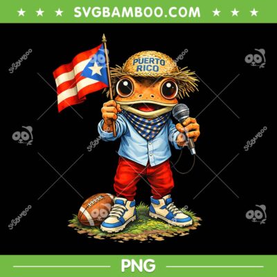 Puerto Rico Coqui Frog PNG, Bad Bunny Concho Frog PNG Puerto Rico Coqui Frog PNG, Bad Bunny Concho Frog PNG