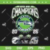 Seahawks Champions Super Bowl LX SVG, Seattle Seahawks Champs 2026 SVG PNG Seahawks Champions Super Bowl LX SVG, Seattle Seahawks Champs 2026 SVG PNG