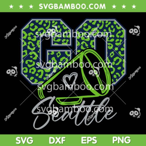 Go Seattle Seahawks Leopard SVG, Seahawks Super Bowl LX SVG PNG