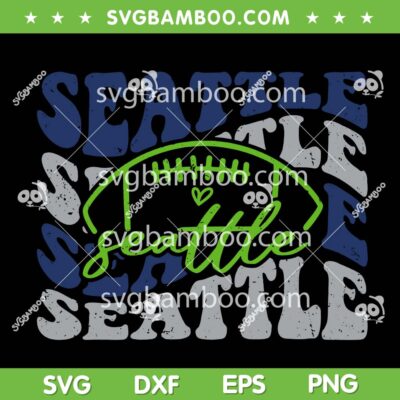 Seattle Football Vintage SVG, Seahawks Super bowl SVG PNG