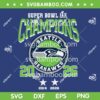 Super Bowl LX Champions Seahawks SVG PNG, Seattle Football Super Bowl Champions SVG