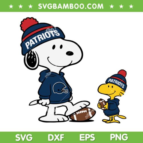 Snoopy Patriots Football SVG, Peanuts Snoopy Super Bowl LX SVG PNG