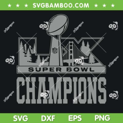 Super Bowl Champions 2026 SVG, Seahawks Super Bowl LX Champs SVG PNG