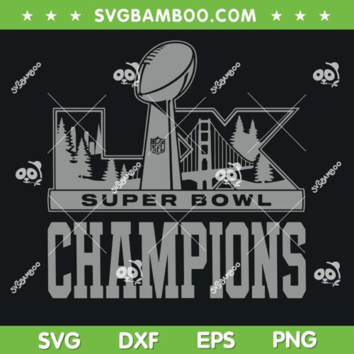 Super Bowl Champions 2026 SVG, Seahawks Super Bowl LX Champs SVG PNG