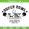 Super Bowl LX California SVG, Super Bowl 2026 Logo Black SVG PNG