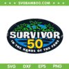 Survivor Season 50 Logo SVG, Survivor 50 Seasons SVG PNG