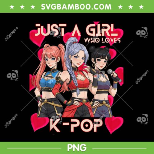 Kpop Demon Hunters Valentines Day PNG, Huntrix Valentines Heart PNG