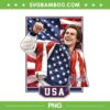 Jack Hughes USA Hockey PNG, Jack Hughes American Flag PNG
