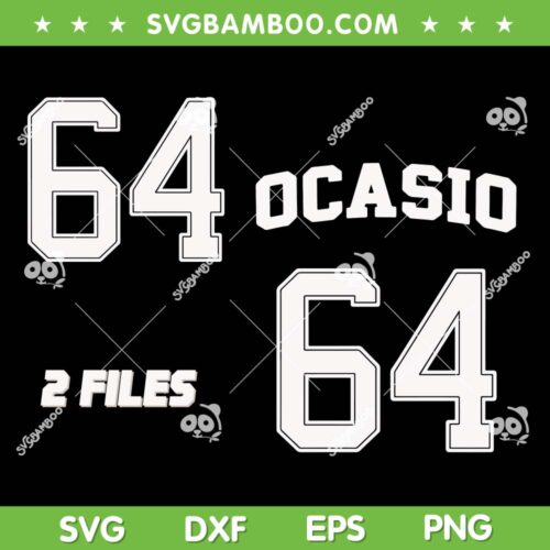 Bad Bunny 64 SVG, What was the 64 on bad bunny's SVG PNG