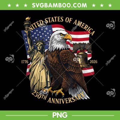 250 Years Eagle Liberty Bell PNG, 250th Birthday 2026 PNG 250 Years Eagle Liberty Bell PNG, 250th Birthday 2026 PNG