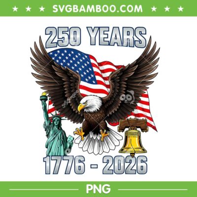 250 Years Eagle PNG, American 250th Anniversary PNG