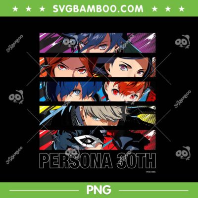 ATLUS Persona 30th PNG, Protagonist Series Hero Line Up PNG ATLUS Persona 30th PNG, Protagonist Series Hero Line Up PNG