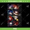 ATLUS Persona 30th PNG, Protagonist Series Legacy Stack PNG