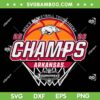 Arkansas Razorbacks SEC Champions 2026 SVG, Men's Basketball Arkansas Football Champs SVG PNG