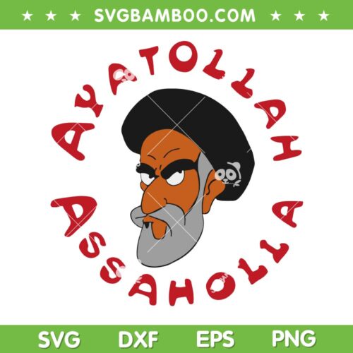 Ayatollah Assaholla SVG, Simpsons Ayatollah SVG PNG
