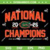 Florida Gators SEC Champs 2026 SVG, Mens Basketball Champions Florida Gators SVG PNG