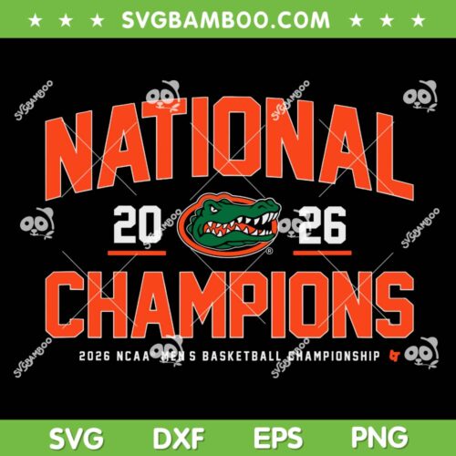 Florida Gators SEC Champs 2026 SVG, Mens Basketball Champions Florida Gators SVG PNG